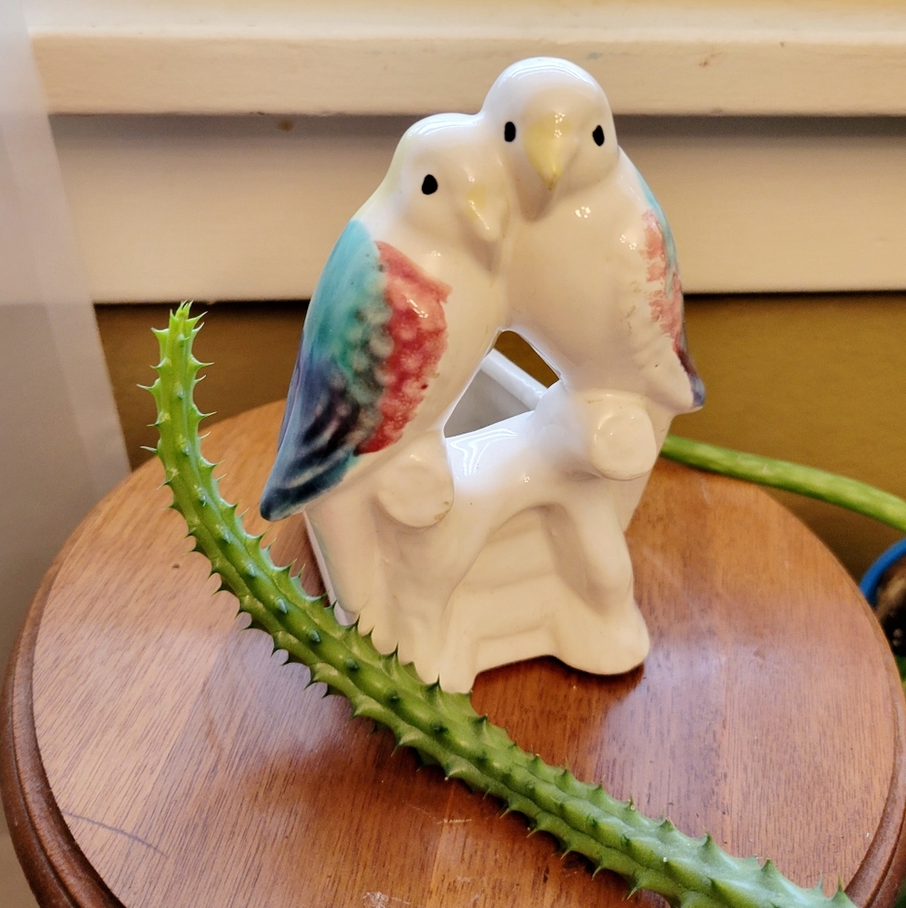 Vintage hand painted Ceramic Pot for succulents